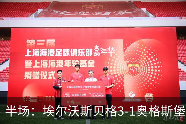 半场：埃尔沃斯贝格3-1奥格斯堡，罗尔、金特、佩特科夫破门