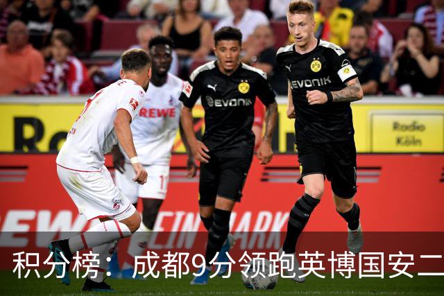 积分榜：成都9分领跑英博国安二三名 海牛降级三镇倒二