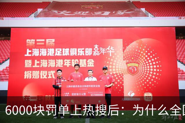 6000块罚单上热搜后：为什么全国网友都在喊“全国推广”？